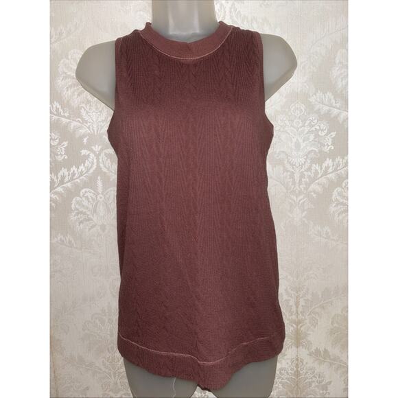 NWT Epoque Evolution Organic Cotton Blend Sleeveless Racerback Top Size M - Picture 1 of 9